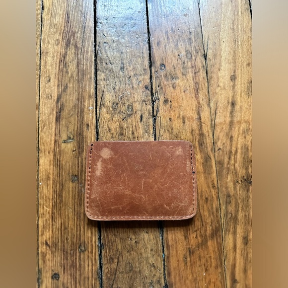 Parker Clay Clayton Card Wallet - Rust Brown - Picture 2 of 4